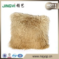 Snug Mongolian Sheepskin Wool Sofa Pillow